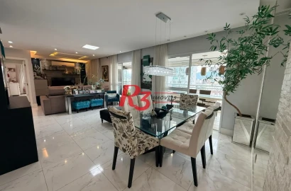 Apartamento com 4 dormitórios à venda, 159 m² por R$ 2.555.000,00 - Gonzaga - Santos/SP