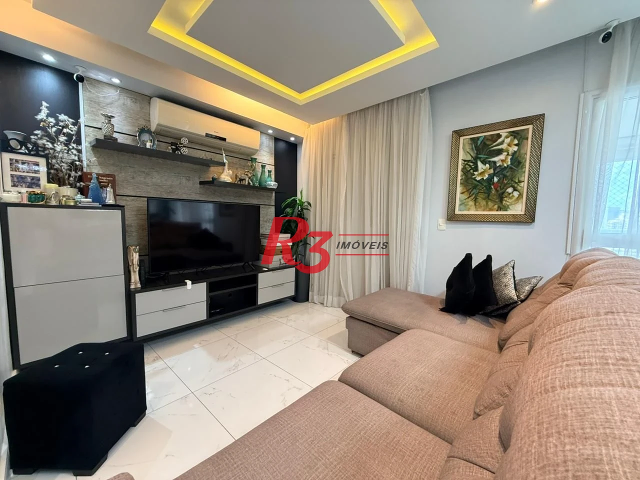 Apartamento com 4 dormitórios à venda, 159 m² por R$ 2.555.000,00 - Gonzaga - Santos/SP