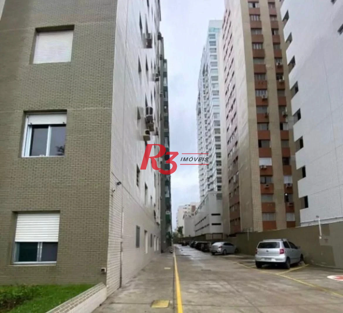 Apartamento com 2 dormitórios para alugar, 62 m² por R$ 5.000,02/mês - Boqueirão - Santos/SP