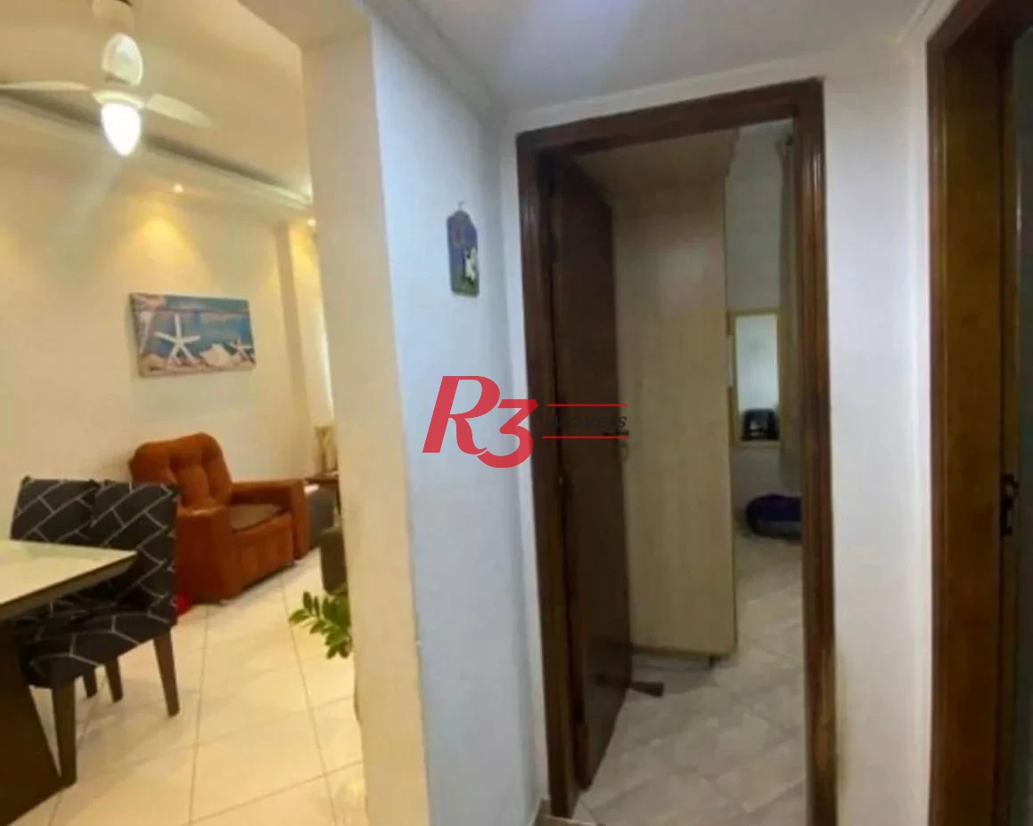 Apartamento com 2 dormitórios para alugar, 62 m² por R$ 5.000,02/mês - Boqueirão - Santos/SP