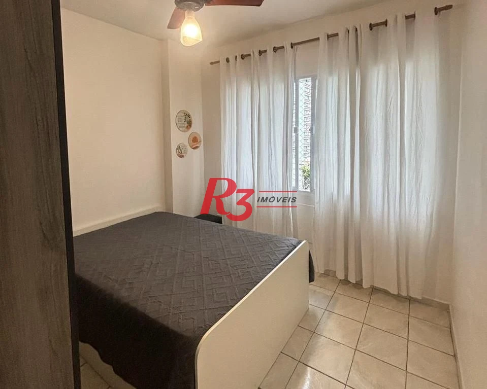 Apartamento com 2 dormitórios para alugar, 50 m² por R$ 3.800,02/mês - Gonzaga - Santos/SP