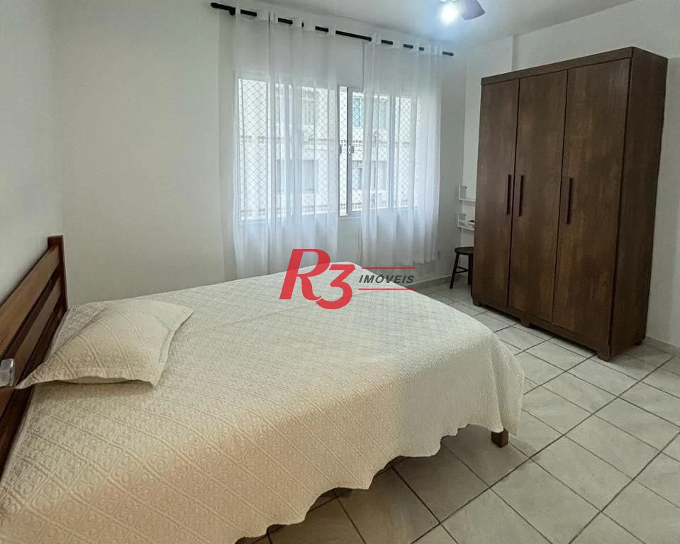 Apartamento com 2 dormitórios para alugar, 50 m² por R$ 3.800,02/mês - Gonzaga - Santos/SP