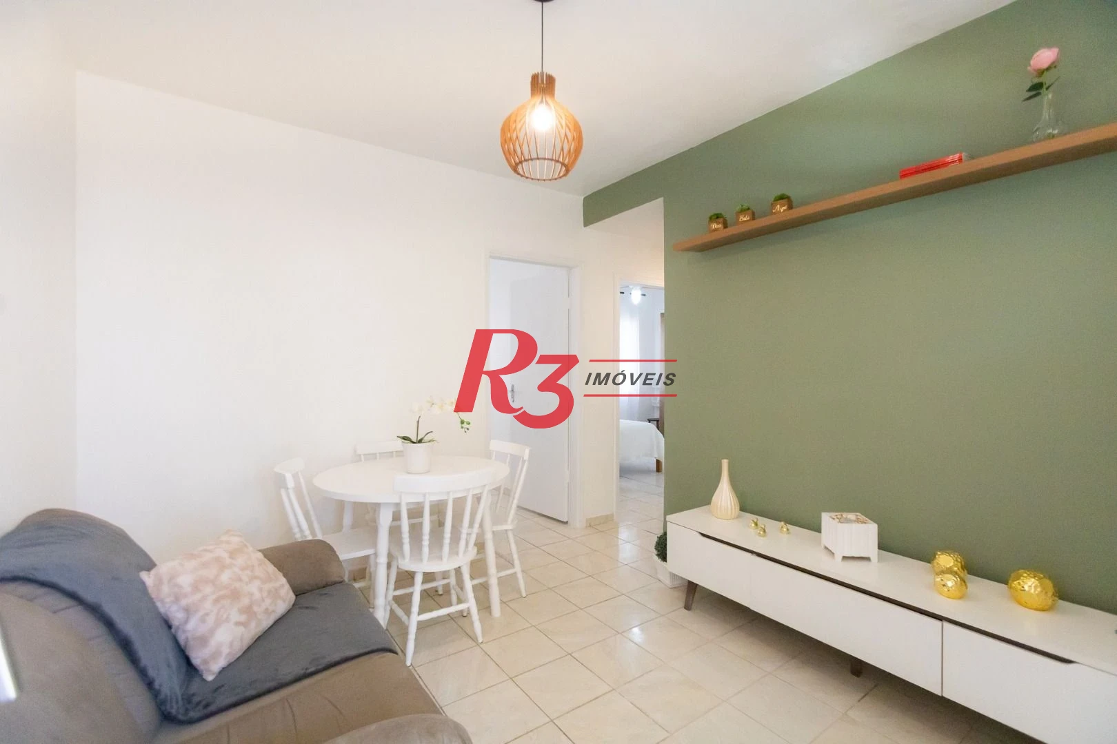 Apartamento para alugar, 50 m² por R$ 3.800,02/mês - Gonzaga - Santos/SP