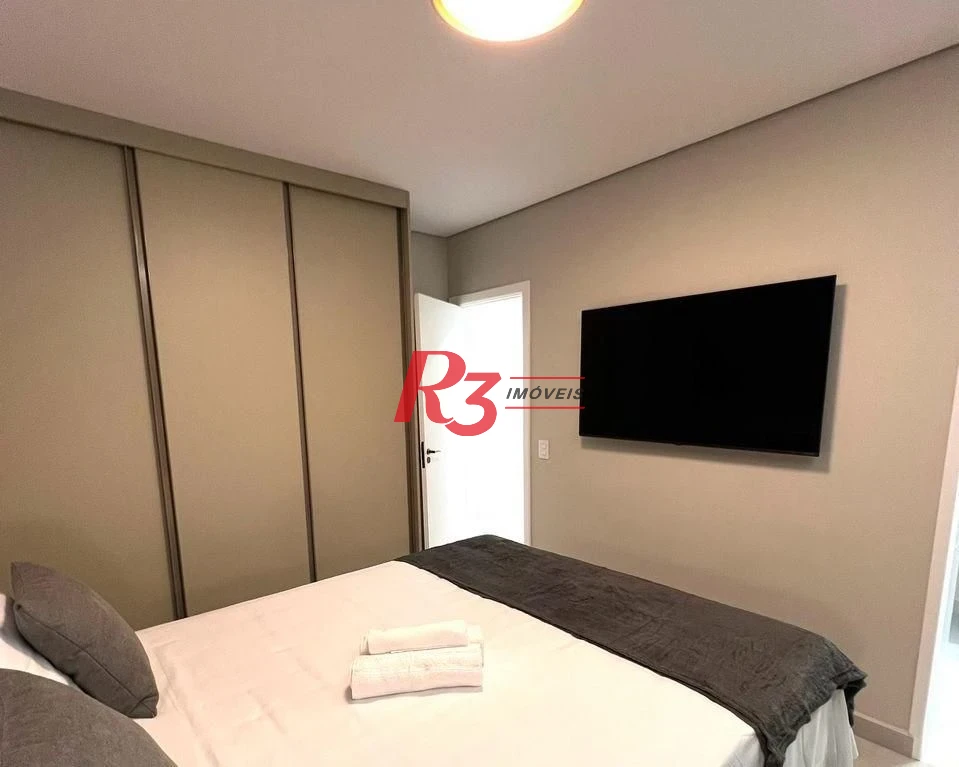 Apartamento com 2 dormitórios à venda, 74 m² por R$ 830.000,00 - Estuário - Santos/SP