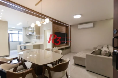 Apartamento à venda, 74 m² por R$ 750.000,00 - Estuário - Santos/SP