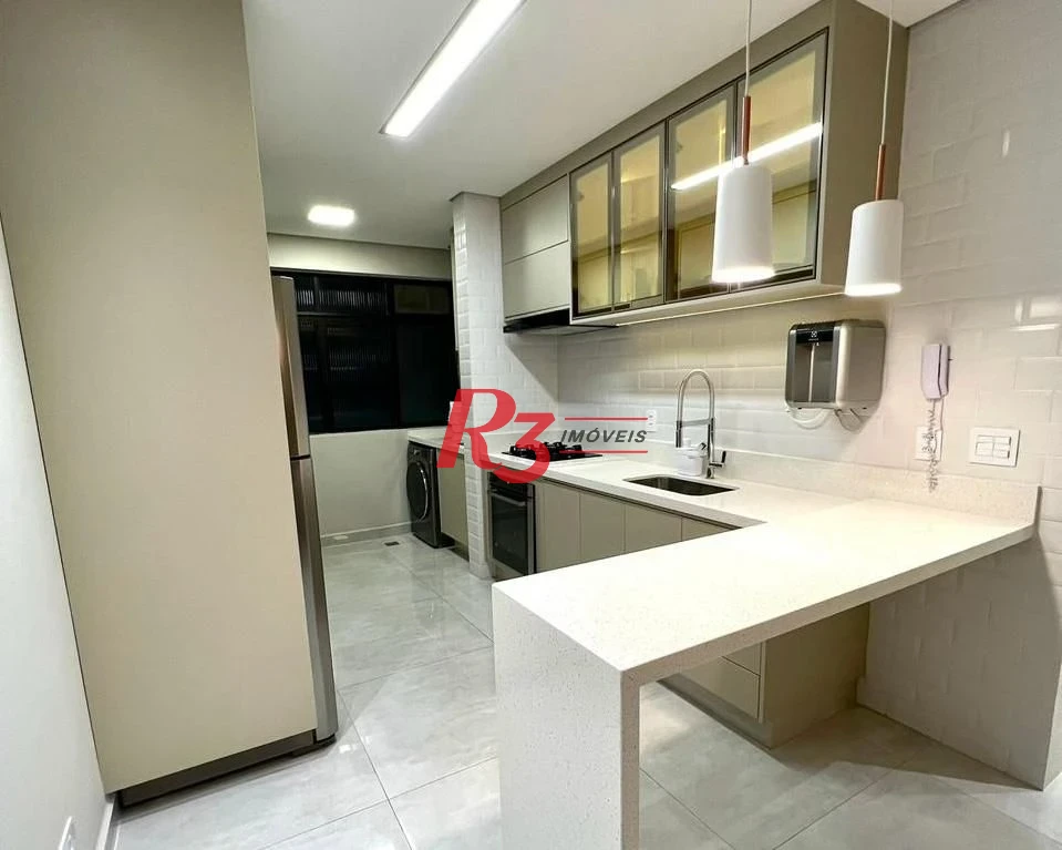 Apartamento com 2 dormitórios à venda, 74 m² por R$ 830.000,00 - Estuário - Santos/SP