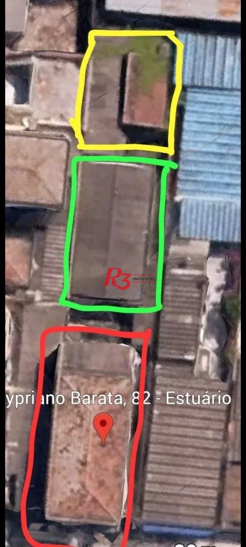 Casa com 3 dormitórios à venda, 300 m² por R$ 1.200.000,00 - Estuário - Santos/SP
