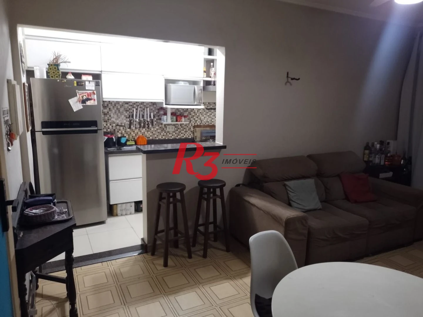 Apartamento com 1 dormitório à venda, 47 m² por R$ 551.200,00 - Gonzaga - Santos/SP