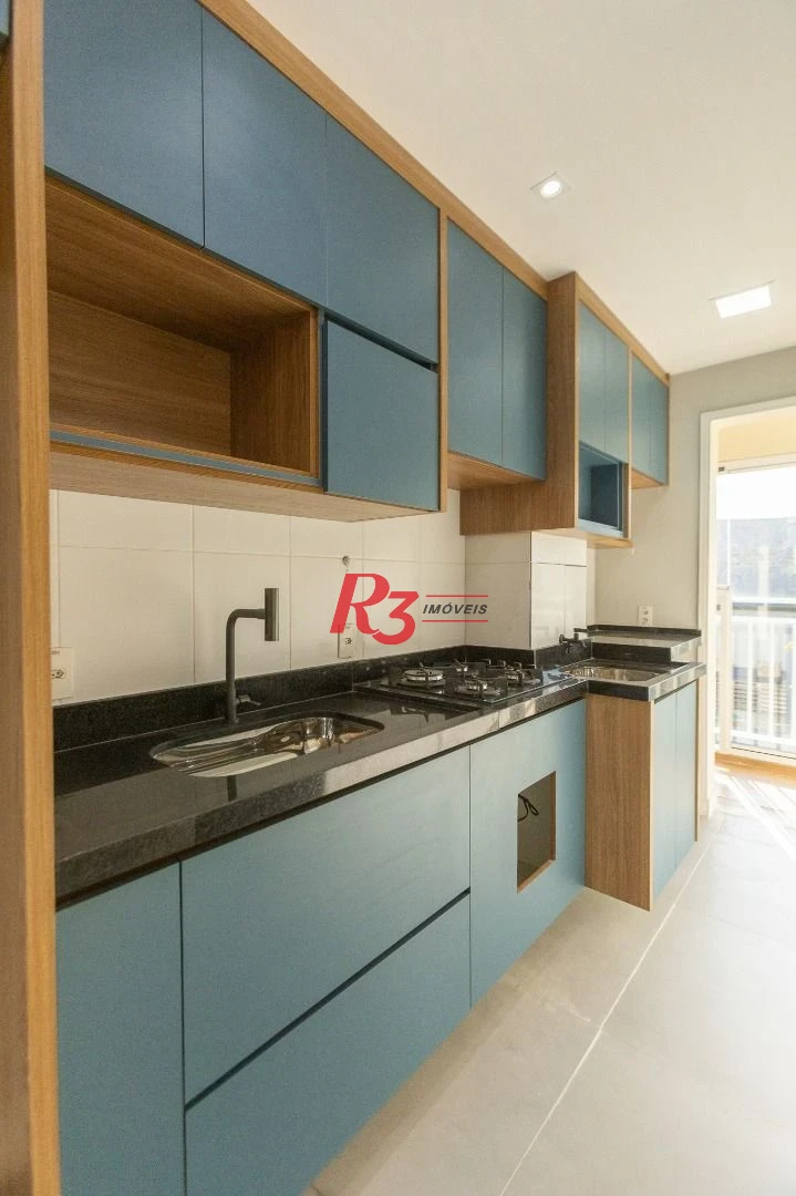 Apartamento com 2 dormitórios à venda, 62 m² por R$ 430.000,00 - Morro de Nova Cintra - Santos/SP