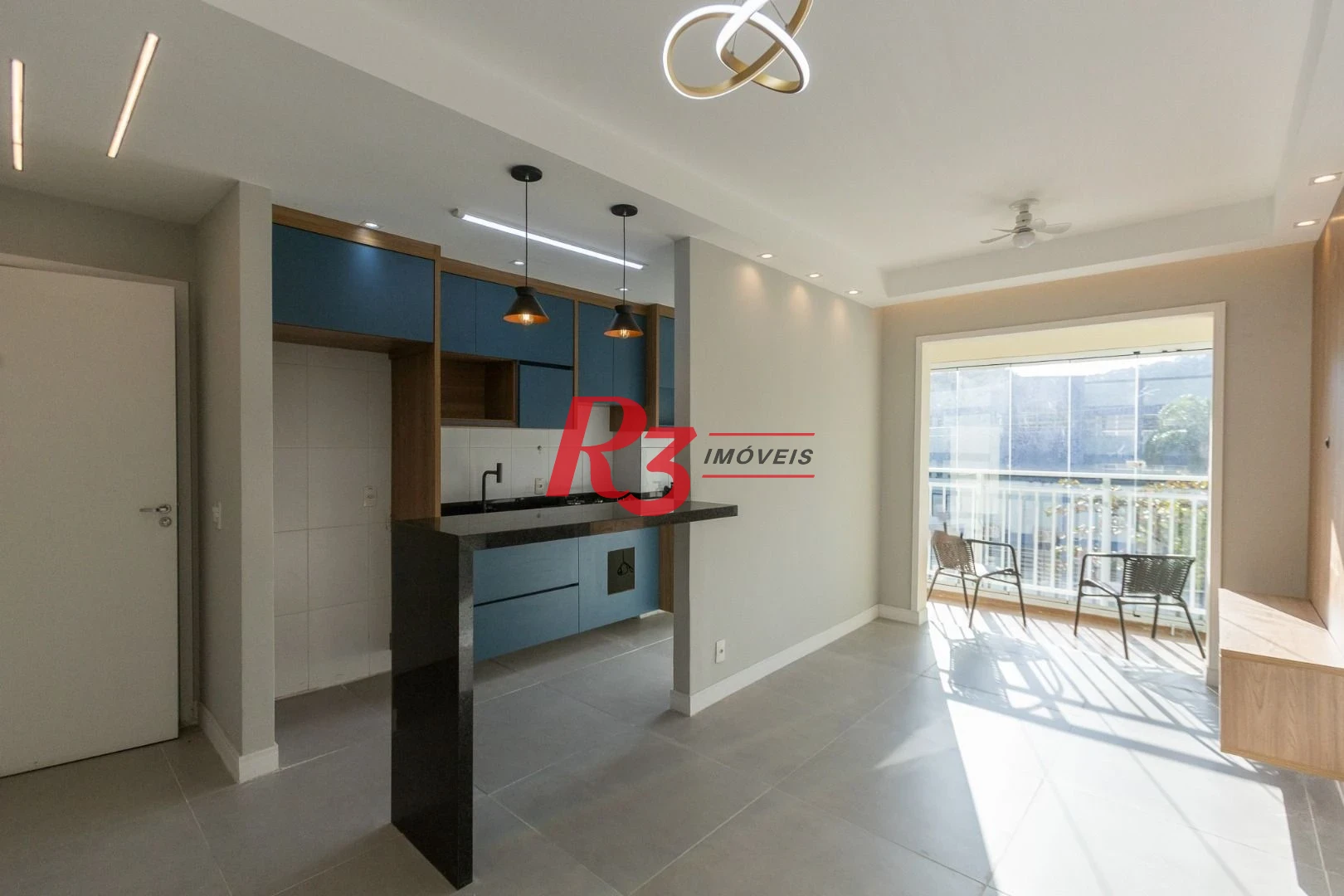 Apartamento com 2 dormitórios à venda, 62 m² por R$ 430.000,00 - Morro de Nova Cintra - Santos/SP