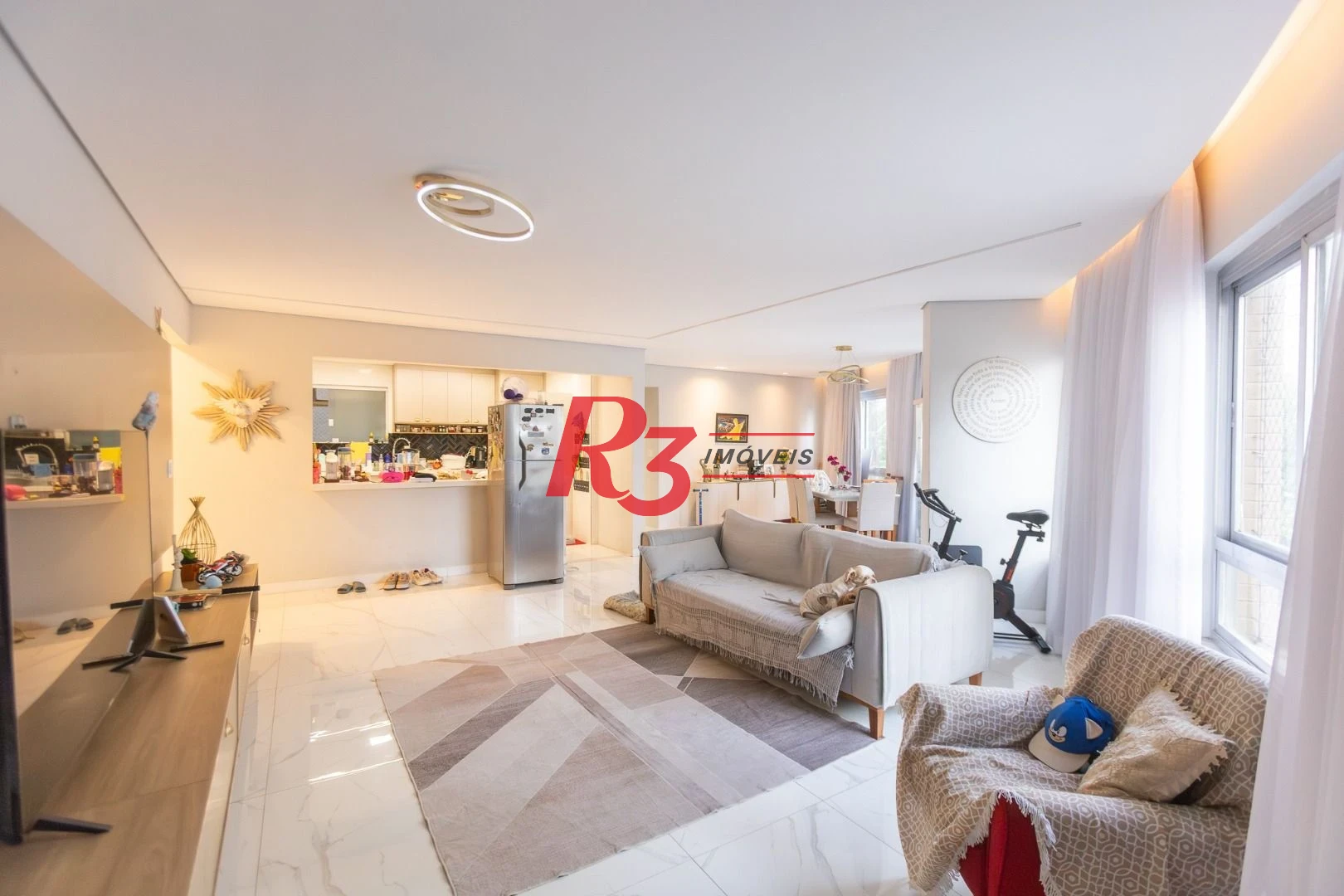 Apartamento com 3 dormitórios à venda, 140 m² por R$ 1.050.000,00 - José Menino - Santos/SP