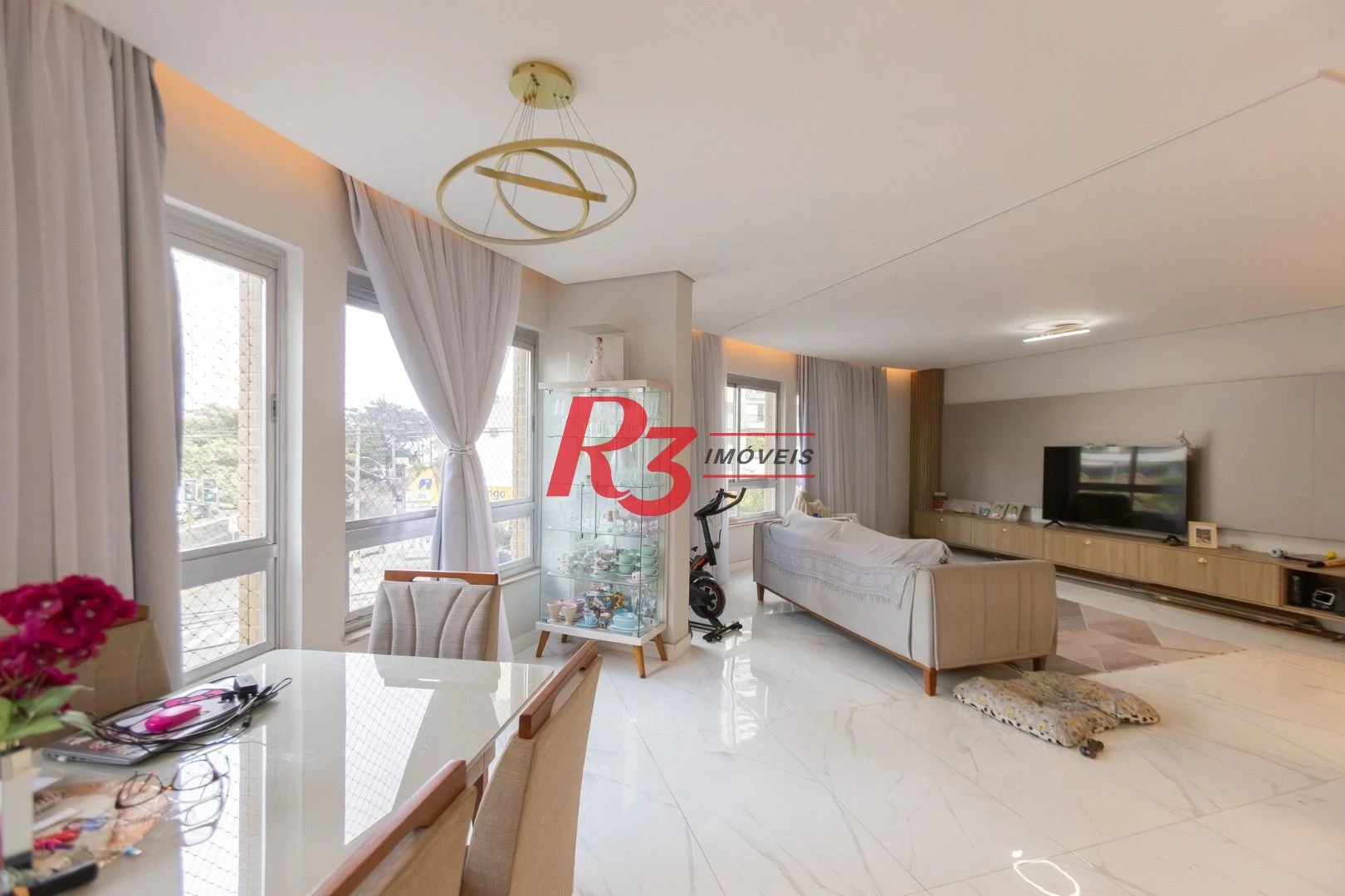 Apartamento com 3 dormitórios à venda, 140 m² por R$ 1.050.000,00 - José Menino - Santos/SP