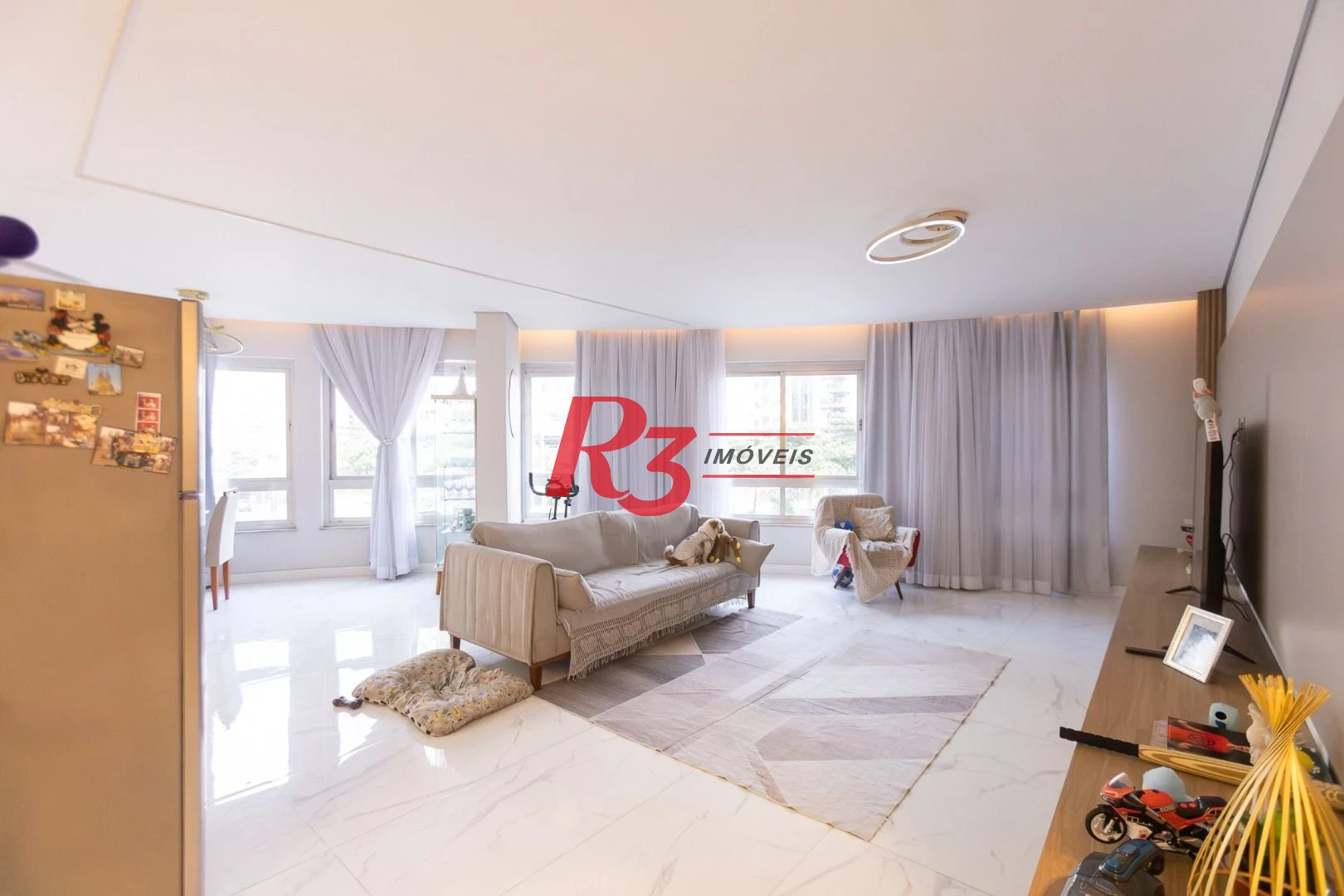 Apartamento com 3 dormitórios à venda, 140 m² por R$ 1.050.000,00 - José Menino - Santos/SP