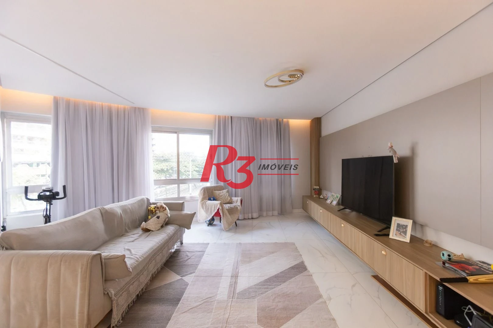 Apartamento com 3 dormitórios à venda, 140 m² por R$ 1.050.000,00 - José Menino - Santos/SP