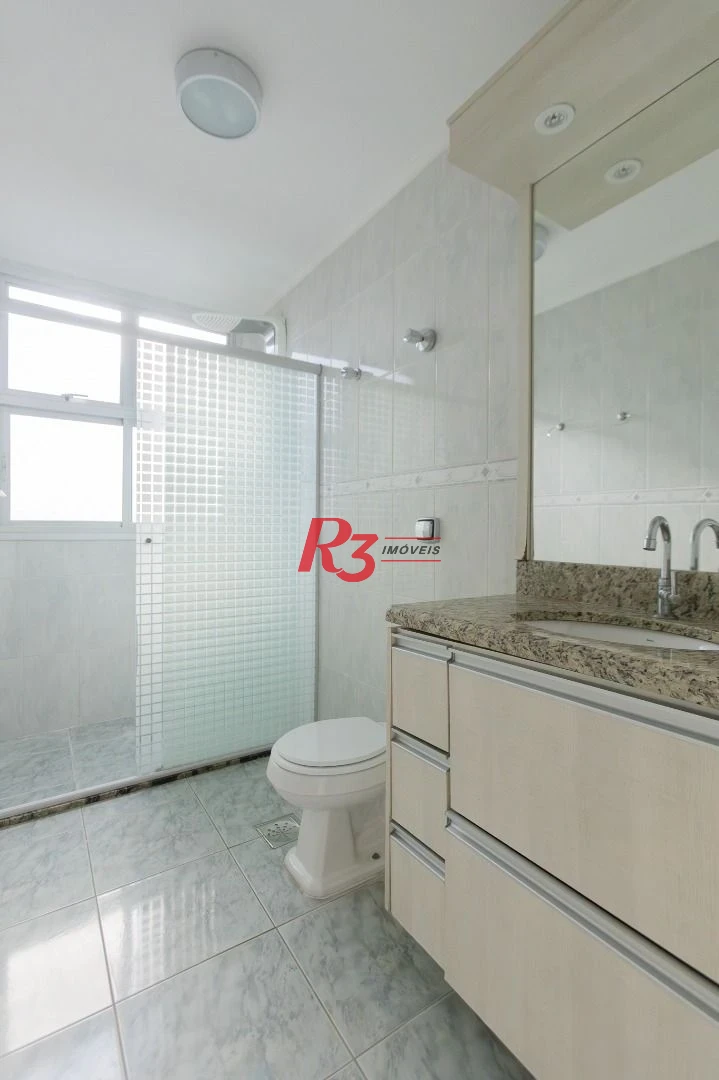 Apartamento com 1 dormitório para alugar, 57 m² por R$ 4.500,00/mês - Embaré - Santos/SP