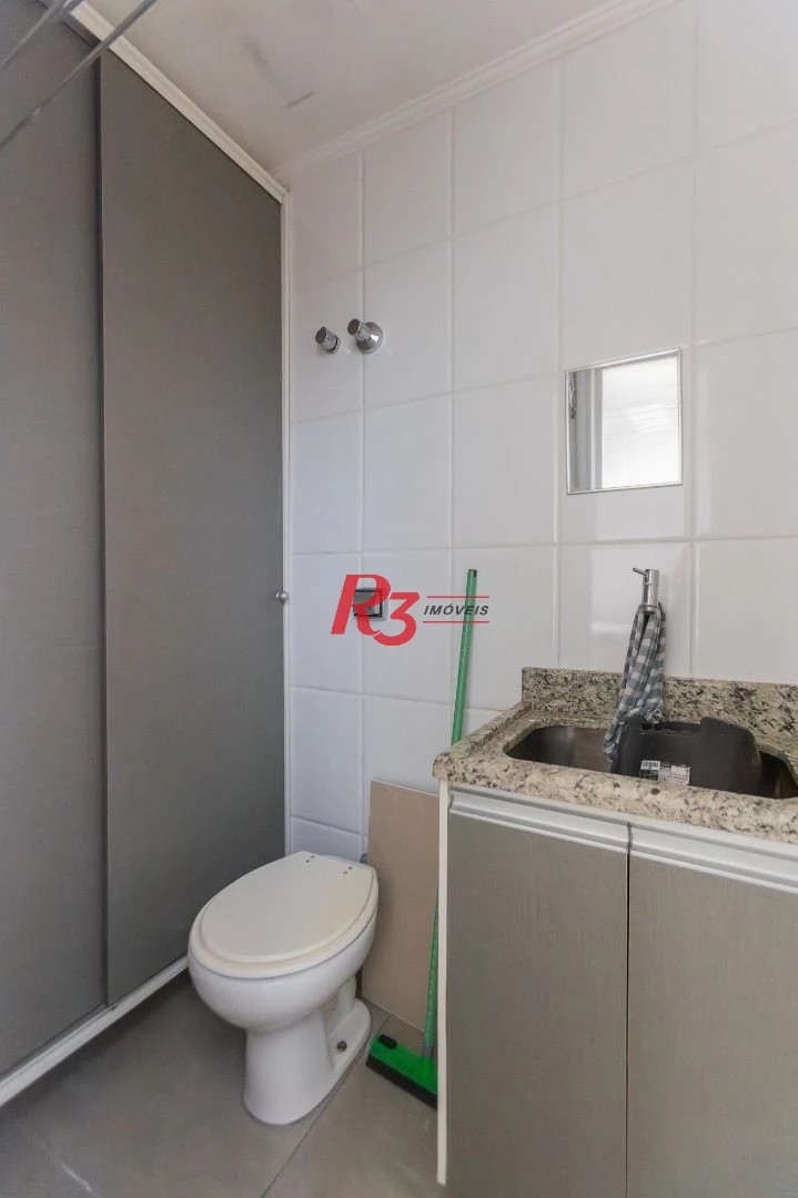 Apartamento com 1 dormitório para alugar, 57 m² por R$ 4.500,00/mês - Embaré - Santos/SP
