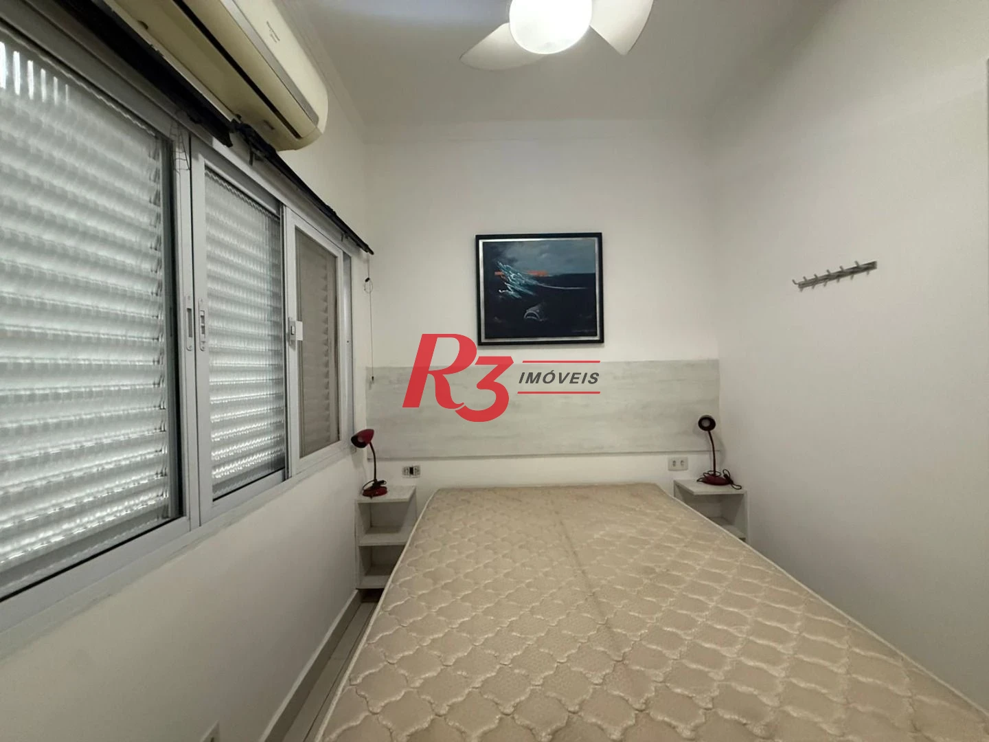 Studio com 1 dormitório para alugar, 27 m² por R$ 3.400,00/mês - Gonzaga - Santos/SP