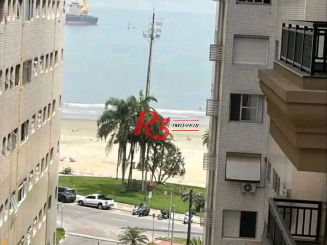 Apartamento com 1 dormitório para alugar, 42 m² por R$ 3.500,00/mês - Aparecida - Santos/SP