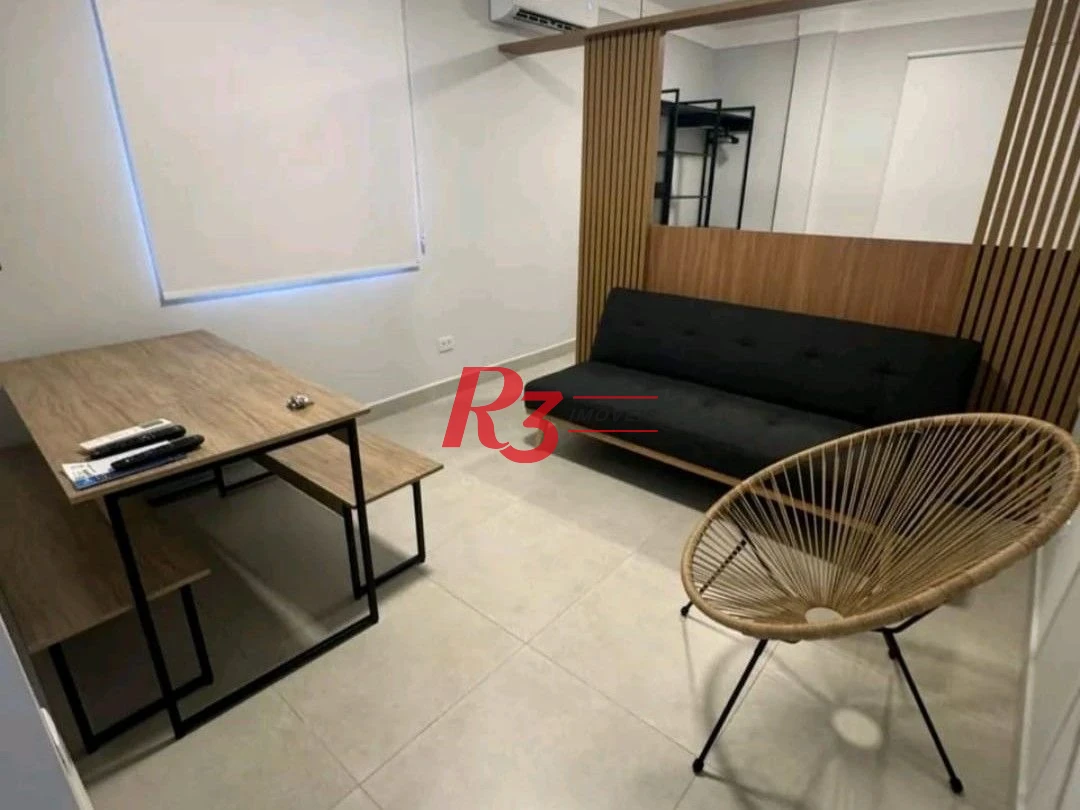 Apartamento com 1 dormitório para alugar, 42 m² por R$ 3.500,00/mês - Aparecida - Santos/SP