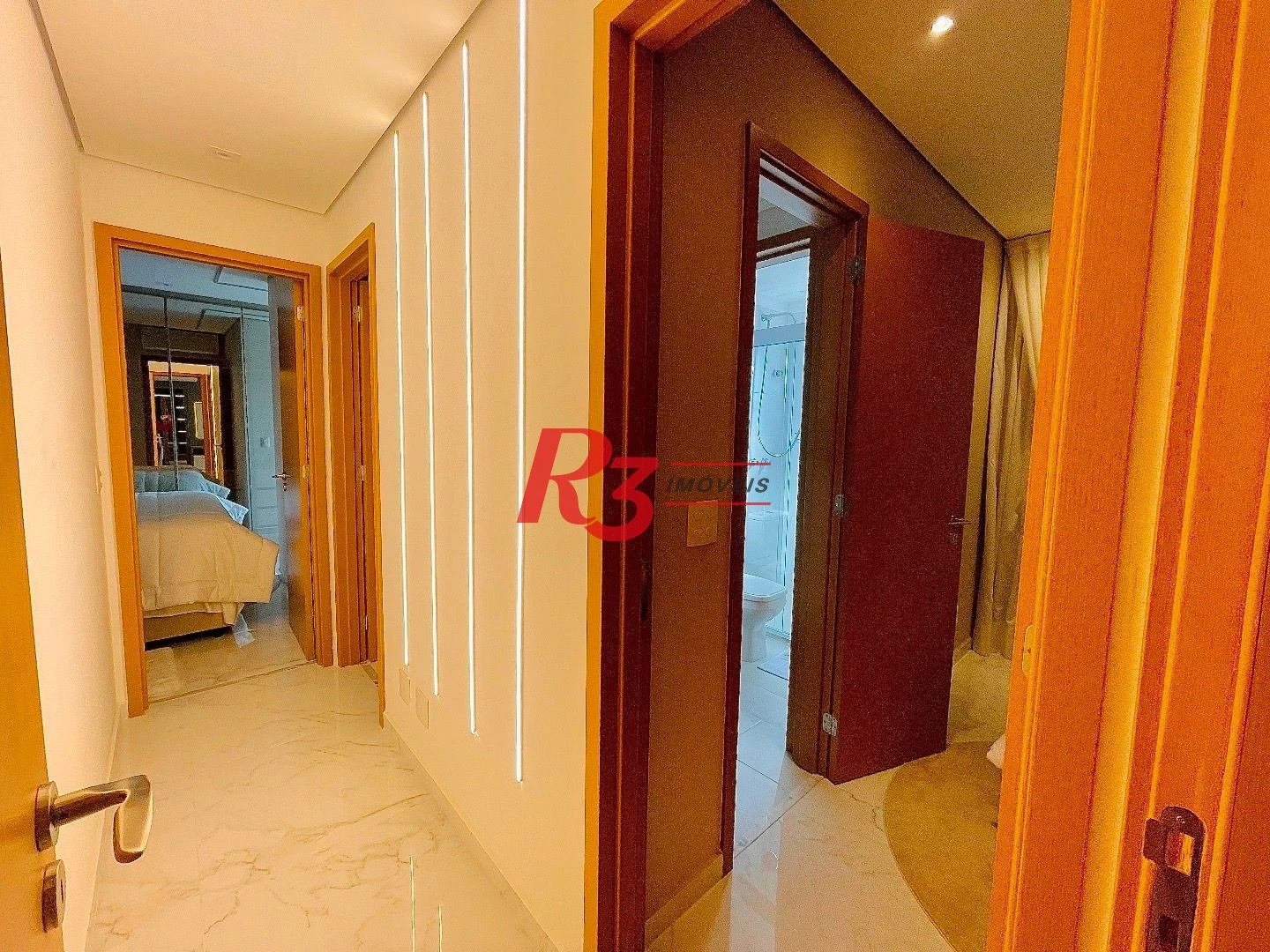 Apartamento com 3 dormitórios para alugar, 100 m² por R$ 22.000,00/mês - Gonzaga - Santos/SP