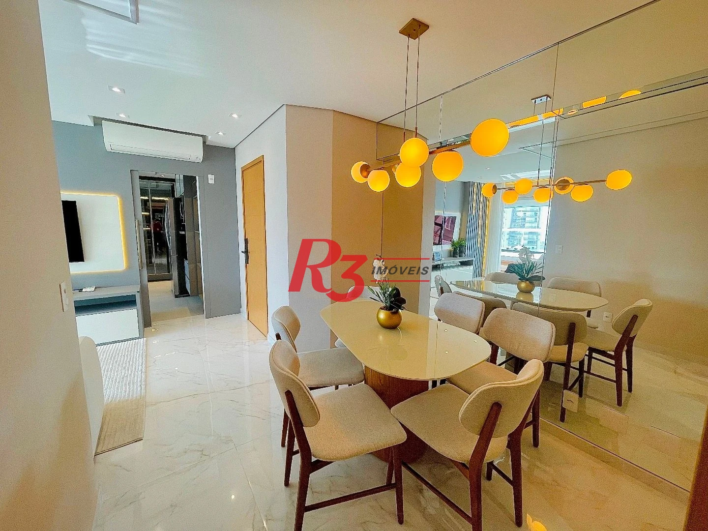 Apartamento com 3 dormitórios para alugar, 100 m² por R$ 22.000,00/mês - Gonzaga - Santos/SP
