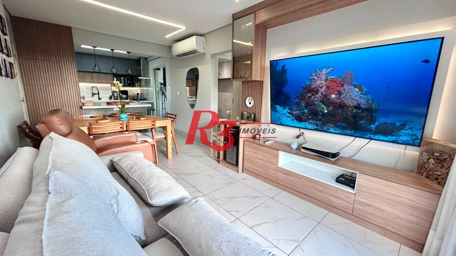 Apartamento com 2 dormitórios à venda, 82 m² por R$ 900.000,00 - Embaré - Santos/SP