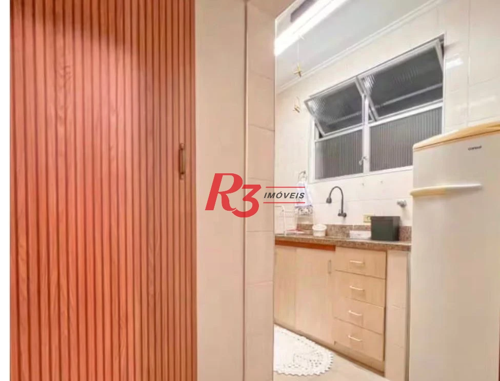 Apartamento com 1 dormitório à venda, 68 m² por R$ 478.000,00 - Boqueirão - Santos/SP