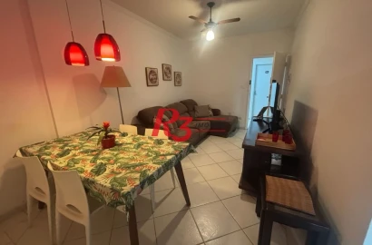 Apartamento com 1 dormitório à venda, 43 m² por R$ 370.000,00 - Ponta da Praia - Santos/SP