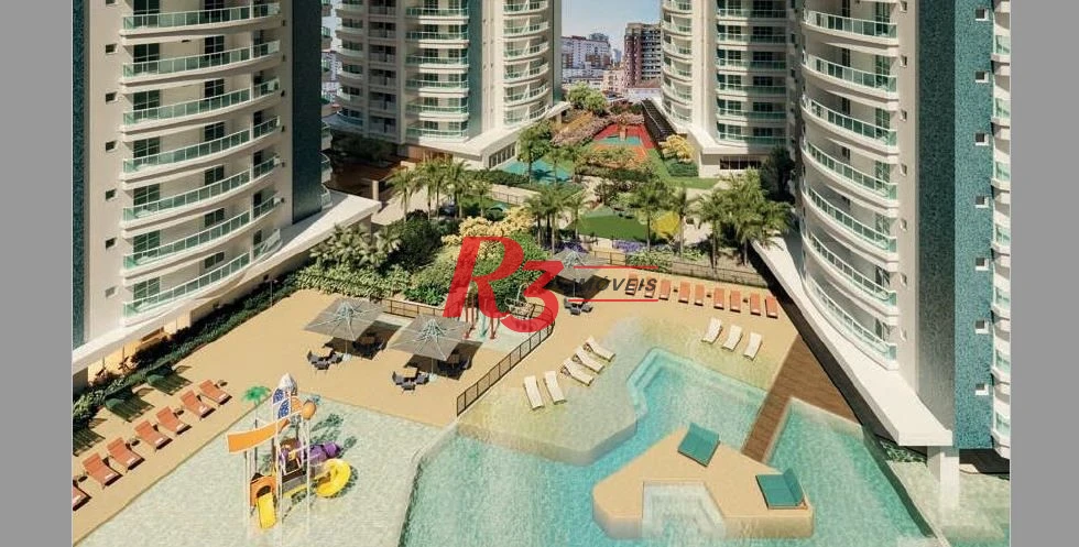 Apartamento com 3 suítes (novo) à venda, 163 m² por R$ 3.900.000,00 - Ponta da Praia - Santos/SP