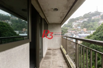 Sala, 66 m² - venda por R$ 390.000,00 ou aluguel por R$ 3.500,00/mês - Valongo - Santos/SP