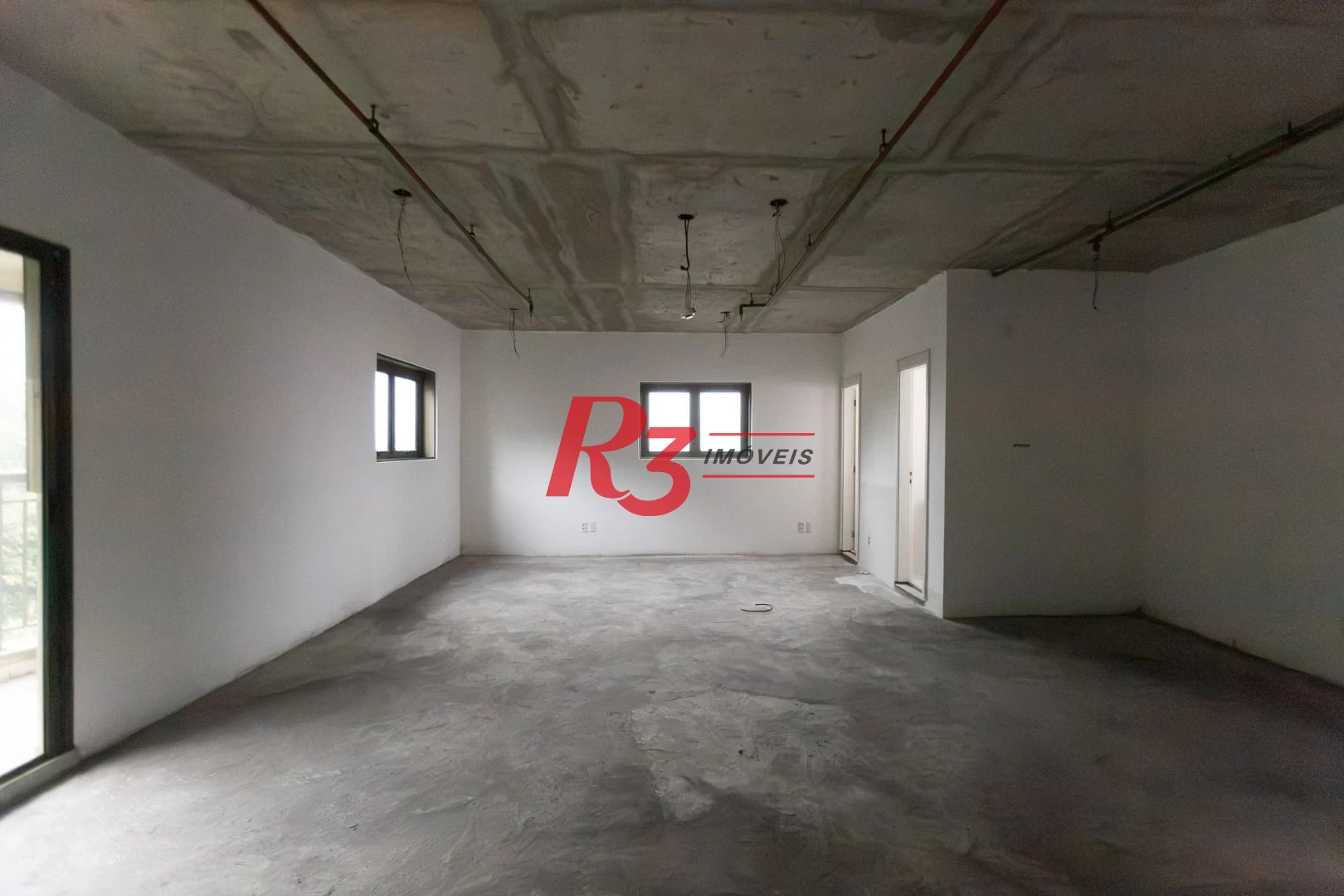 Sala, 66 m² - venda por R$ 390.000,00 ou aluguel por R$ 3.500,00/mês - Valongo - Santos/SP