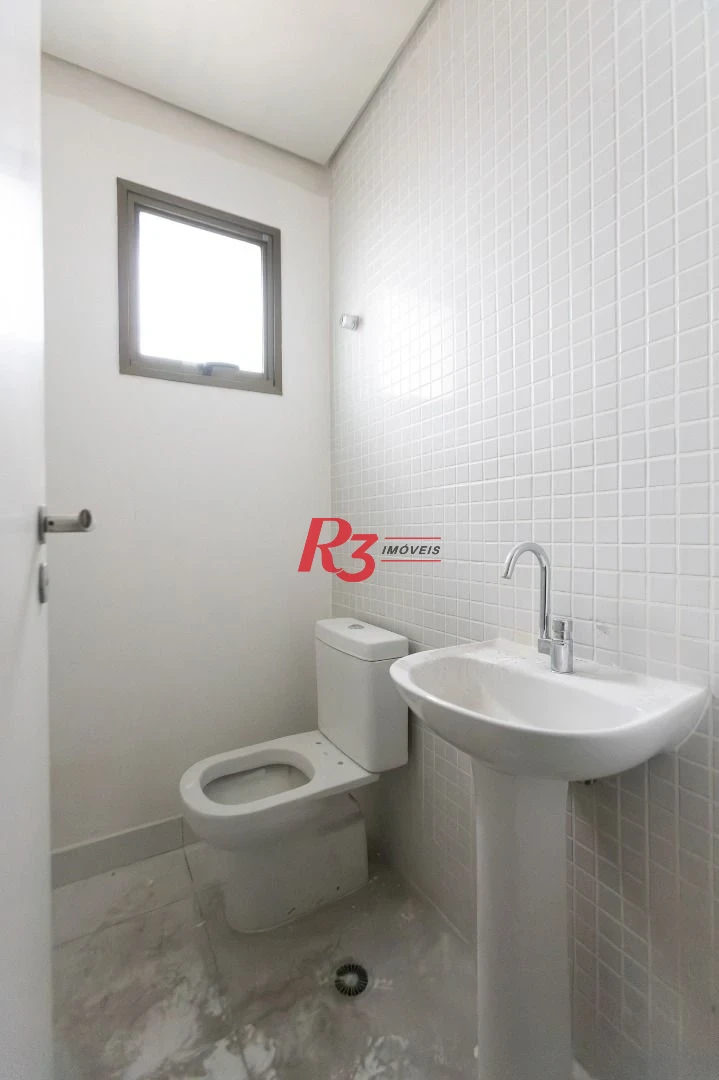 Sala, 66 m² - venda por R$ 390.000,00 ou aluguel por R$ 3.500,00/mês - Valongo - Santos/SP