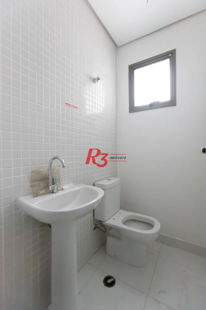 Sala, 66 m² - venda por R$ 390.000,00 ou aluguel por R$ 3.500,00/mês - Valongo - Santos/SP