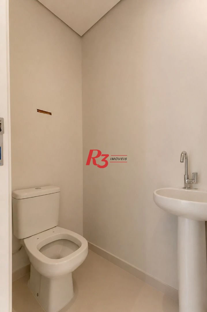 Sala, 48 m² - venda por R$ 390.000,00 ou aluguel por R$ 3.500,00/mês - Valongo - Santos/SP
