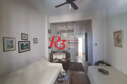Apartamento com 1 dormitório à venda, 40 m² por R$ 320.000,00 - Boqueirão - Santos/SP