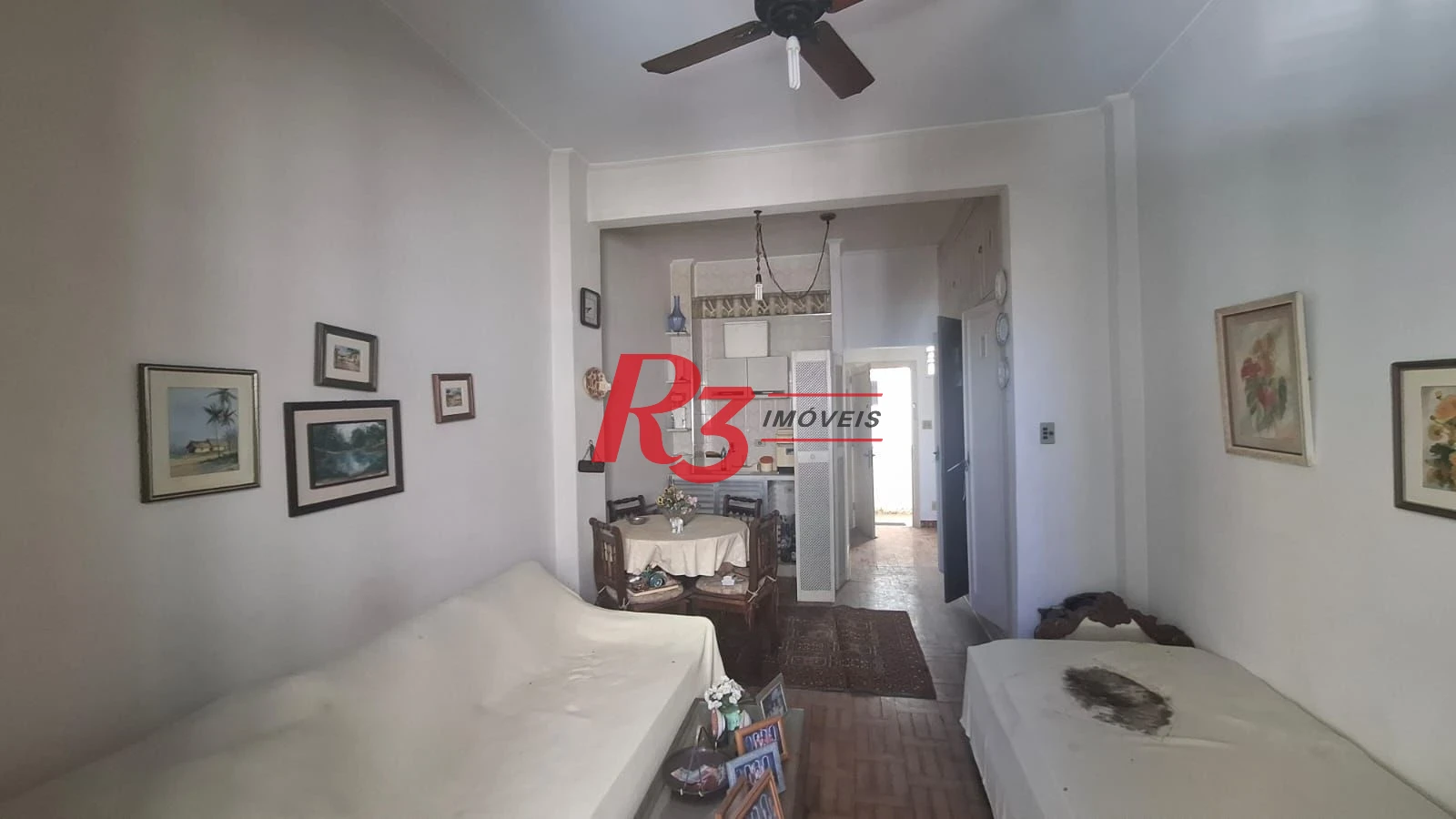 Apartamento com 1 dormitório à venda, 40 m² por R$ 320.000,00 - Boqueirão - Santos/SP