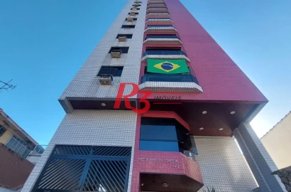 Apartamento com 2 dormitórios, 70 m² - venda por R$ 420.000,00 ou aluguel por R$ 3.400,00/mês - Campo Grande - Santos/SP