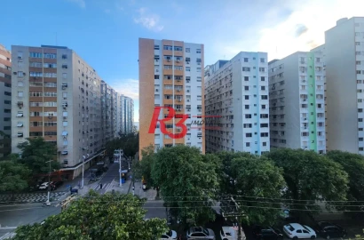 Apartamento com 3 dormitórios para alugar, 150 m² por R$ 7.000,02/mês - Aparecida - Santos/SP