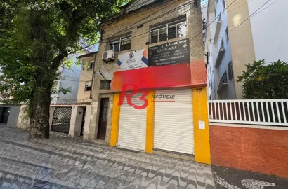 Prédio, 220 m² - venda por R$ 2.300.000,00 ou aluguel por R$ 10.000,00/mês - Gonzaga - Santos/SP