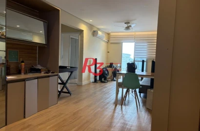 Apartamento com 2 dormitórios à venda, 95 m² por R$ 550.000,00 - Marapé - Santos/SP