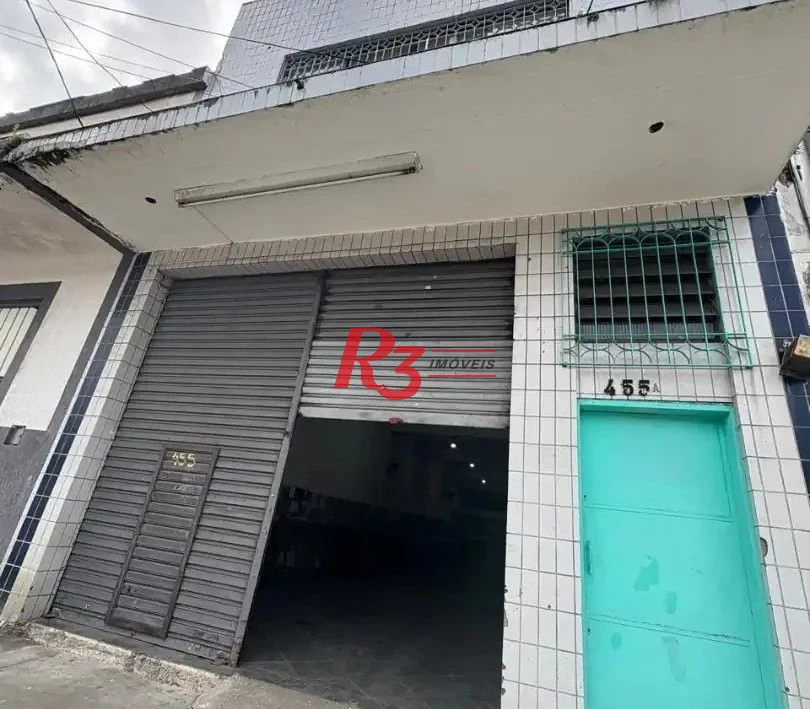 Salão para alugar, 232 m² por R$ 5.500,00/mês - Encruzilhada - Santos/SP