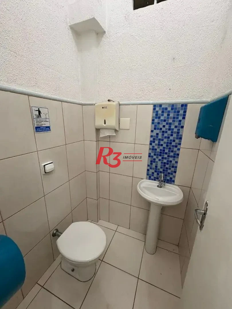 Salão para alugar, 232 m² por R$ 5.500,00/mês - Encruzilhada - Santos/SP