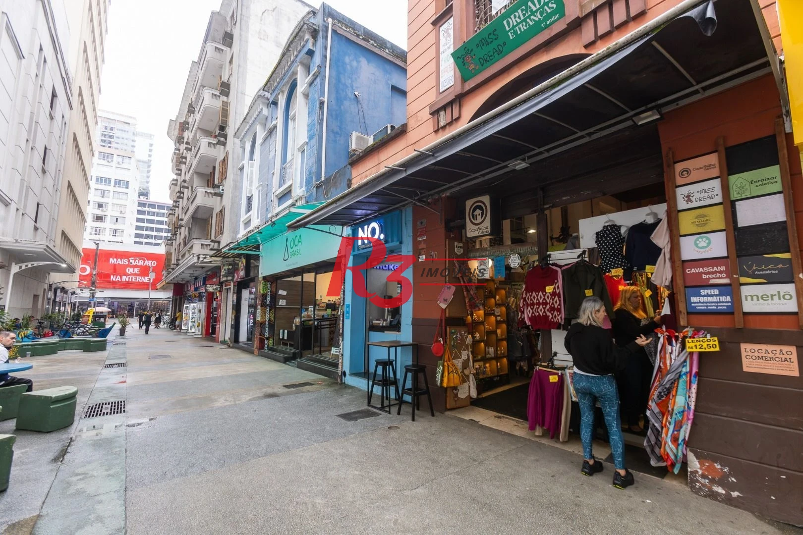 Loja para alugar, 32 m² por R$ 3.600,00/mês - Gonzaga - Santos/SP