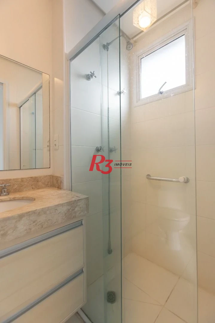 Apartamento com 1 dormitório para alugar, 51 m² por R$ 4.200,01/mês - José Menino - Santos/SP