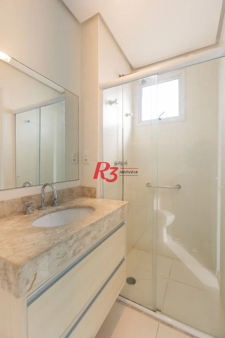 Apartamento com 1 dormitório para alugar, 51 m² por R$ 4.200,01/mês - José Menino - Santos/SP