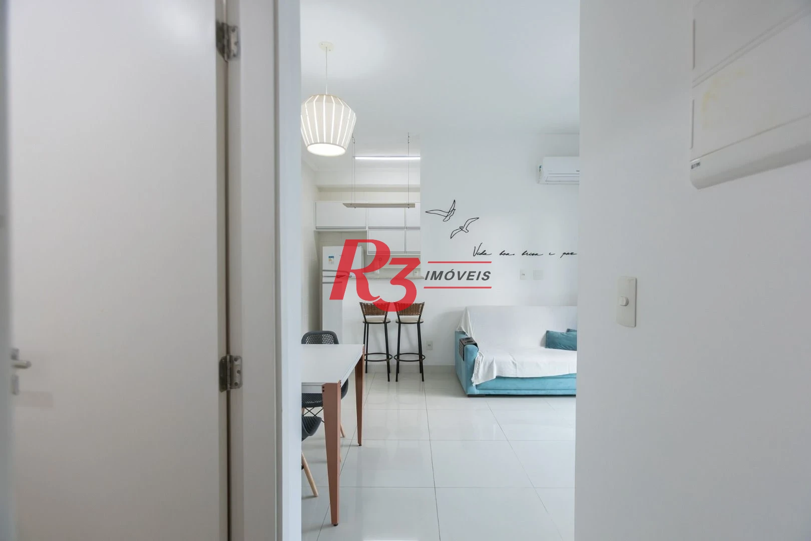 Apartamento com 1 dormitório para alugar, 51 m² por R$ 4.200,01/mês - José Menino - Santos/SP