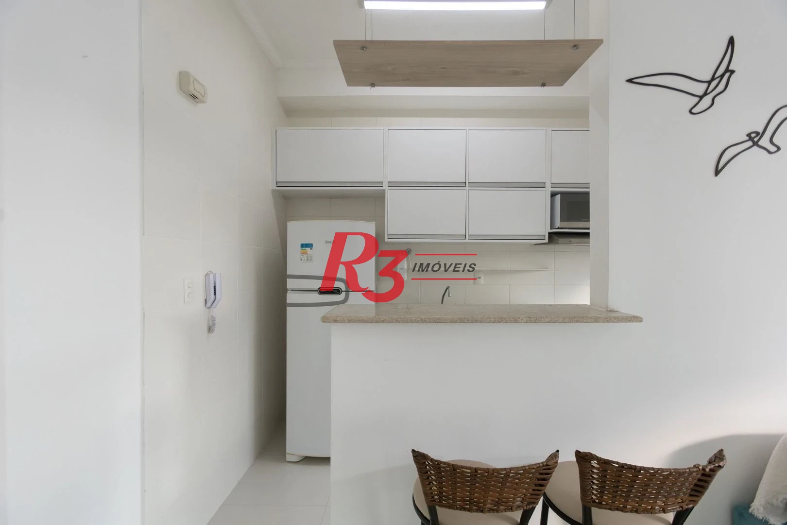 Apartamento com 1 dormitório para alugar, 51 m² por R$ 4.200,01/mês - José Menino - Santos/SP