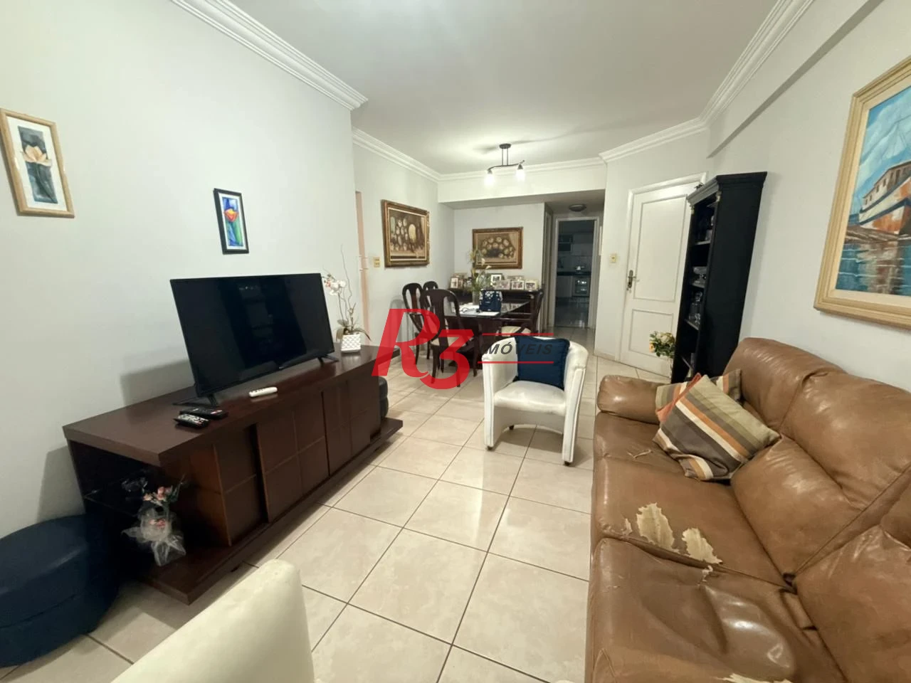 Apartamento com 3 dormitórios à venda, 122 m² por R$ 1.200.000,00 - Pompéia - Santos/SP