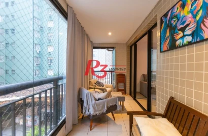 Apartamento com 2 dormitórios à venda, 86 m² por R$ 920.000,00 - José Menino - Santos/SP