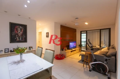 Apartamento com 2 dormitórios à venda, 86 m² por R$ 920.000,00 - José Menino - Santos/SP